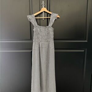 Old Navy black and white gingham dress NWT